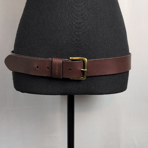 Carhartt Dark Brown Belt with Brass Buckle Size 36 Leather - Picture 2 of 12